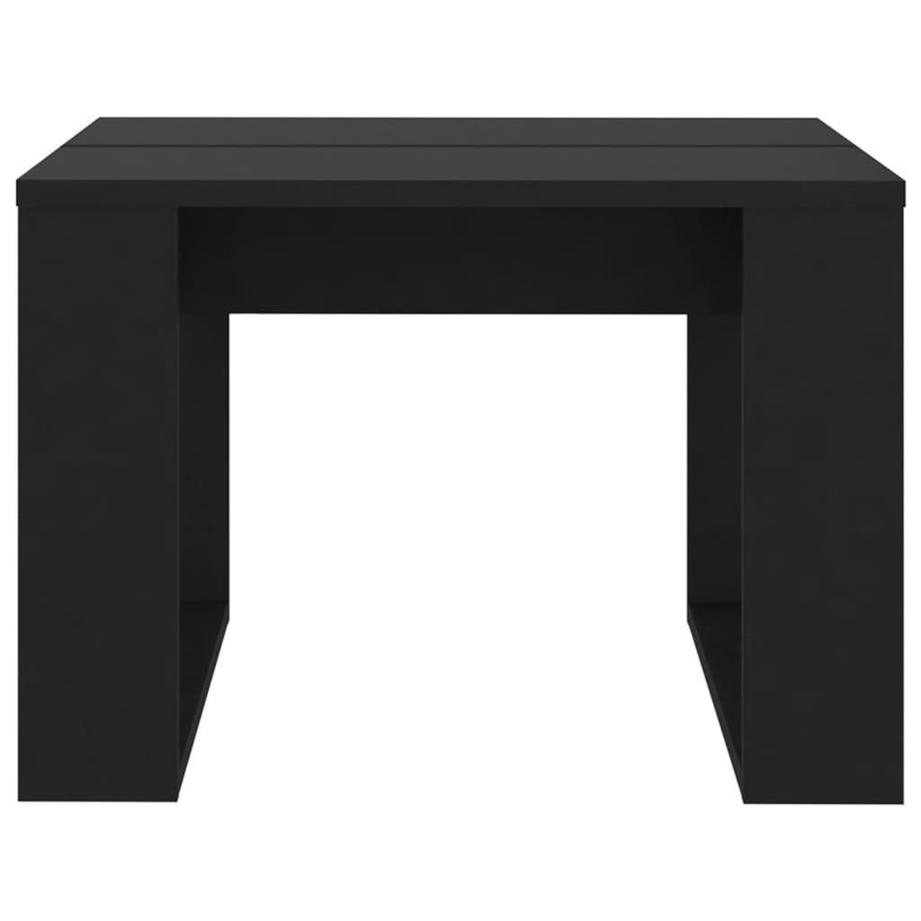 Sivupöytä musta 50x50x35 cm - Sisustajankoti.fi