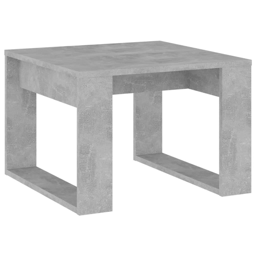 Sivupöytä betoninharmaa 50x50x35 cm lastulevy - Sisustajankoti.fi