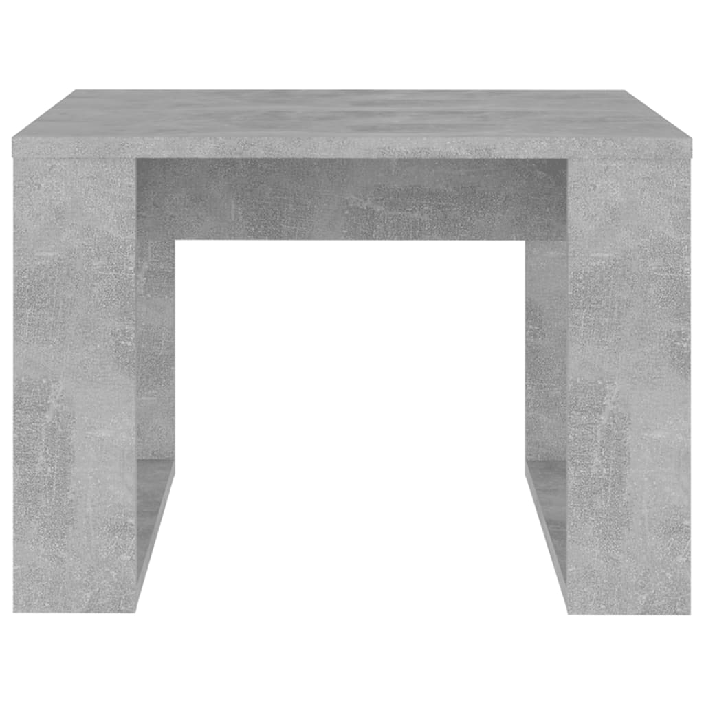 Sivupöytä betoninharmaa 50x50x35 cm lastulevy - Sisustajankoti.fi