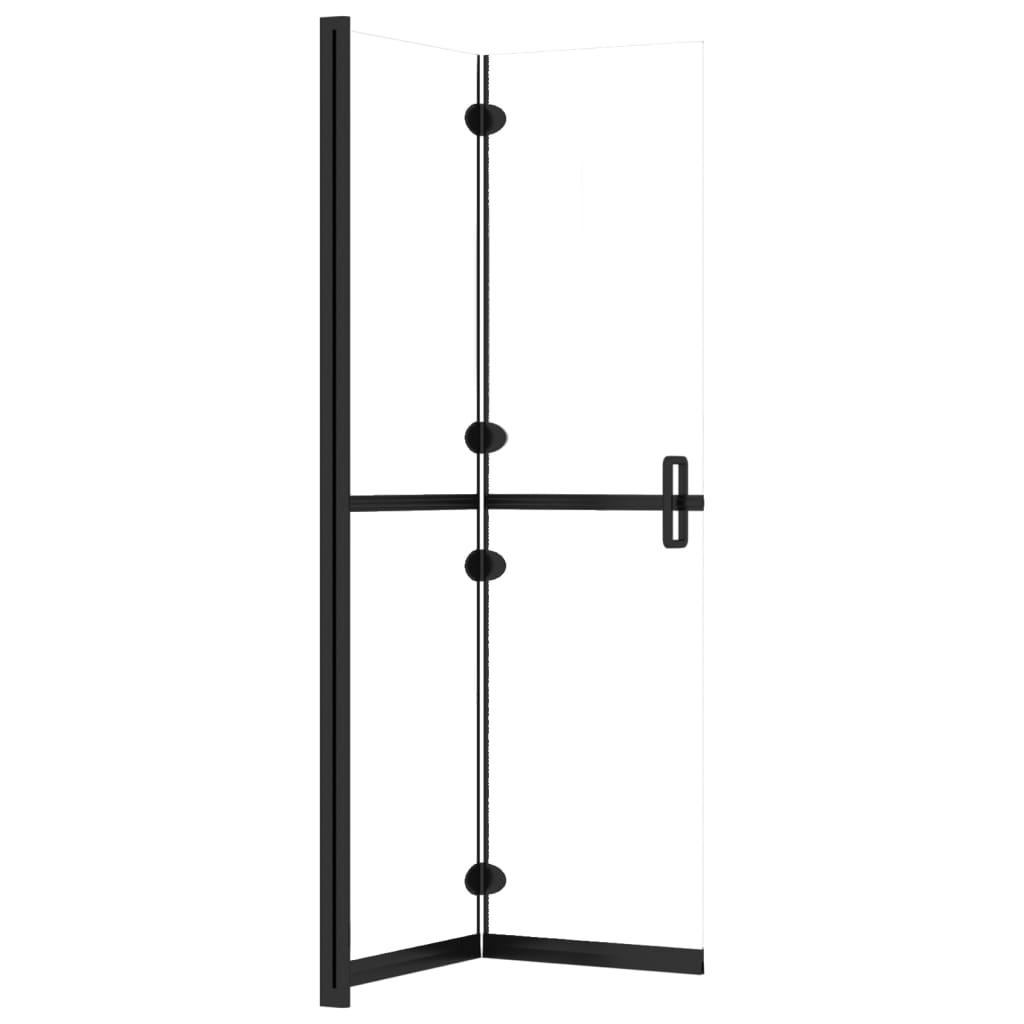 Walk-in suihkuseinä kokoontaittuva kirkas ESG-lasi 100x190 cm - Sisustajankoti.fi