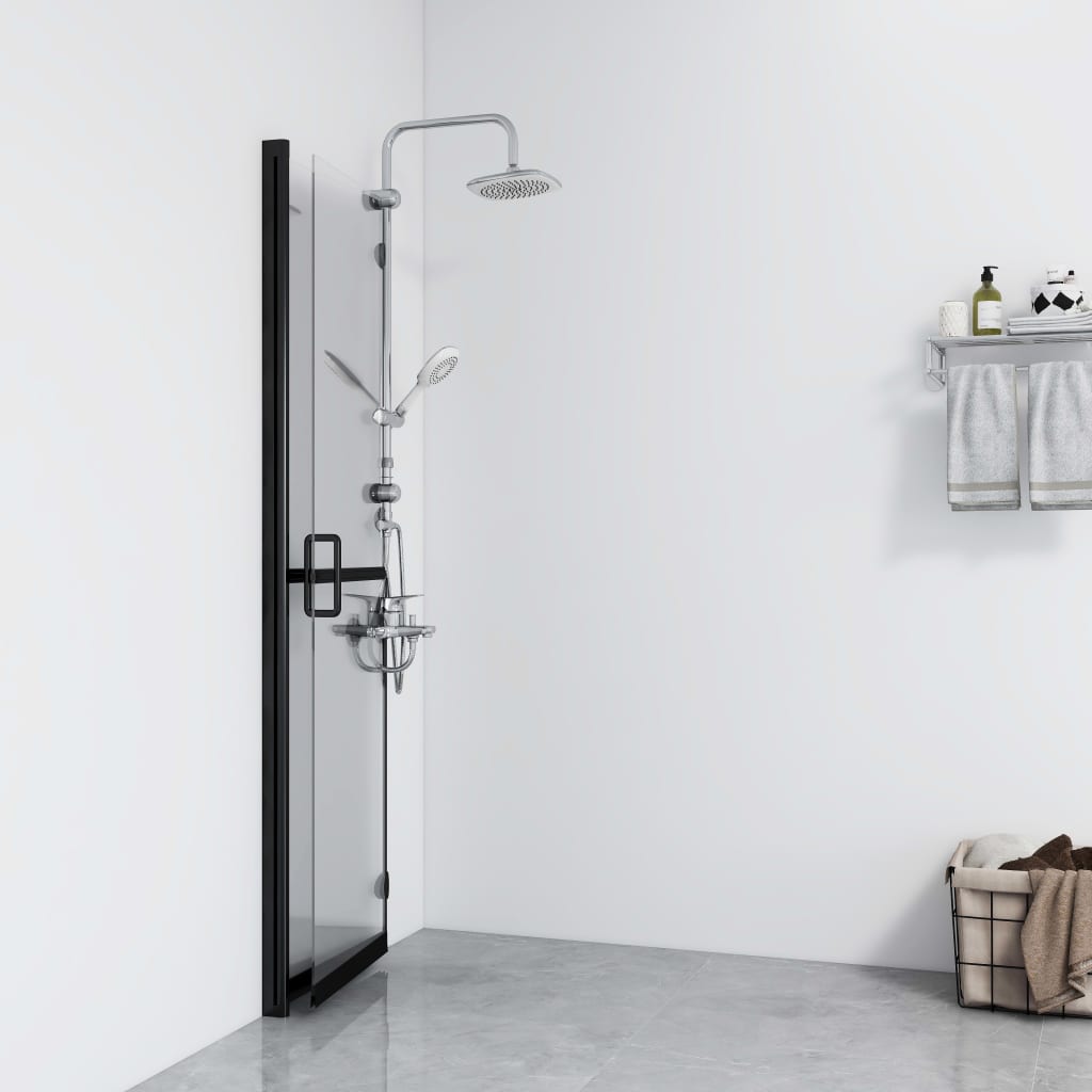 Walk-in suihkuseinä kokoontaittuva kirkas ESG-lasi 120x190 cm - Sisustajankoti.fi