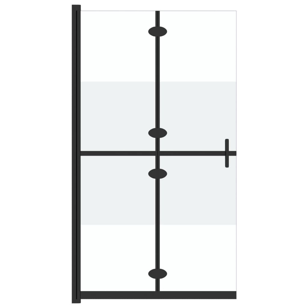 Walk-in suihkuseinä kokoontaittuva ESG 1/2 huurrelasi 80x190 cm - Sisustajankoti.fi