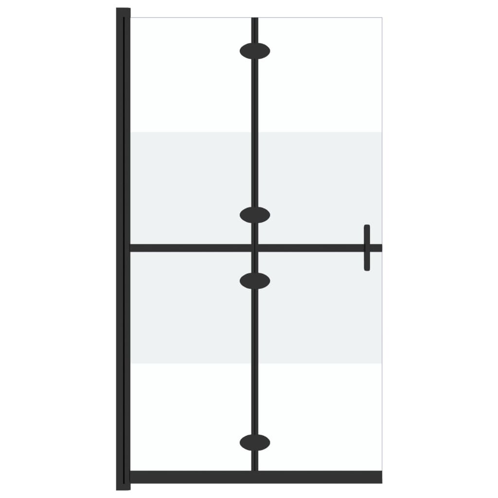 Walk-in suihkuseinä kokoontaittuva ESG 1/2 huurrelasi 120x190cm - Sisustajankoti.fi