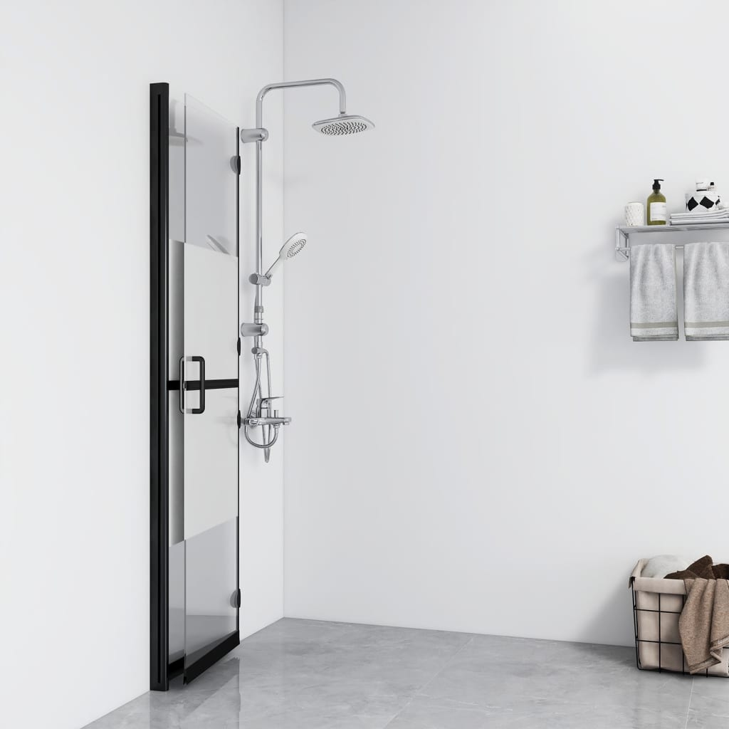 Walk-in suihkuseinä kokoontaittuva ESG 1/2 huurrelasi 120x190cm - Sisustajankoti.fi