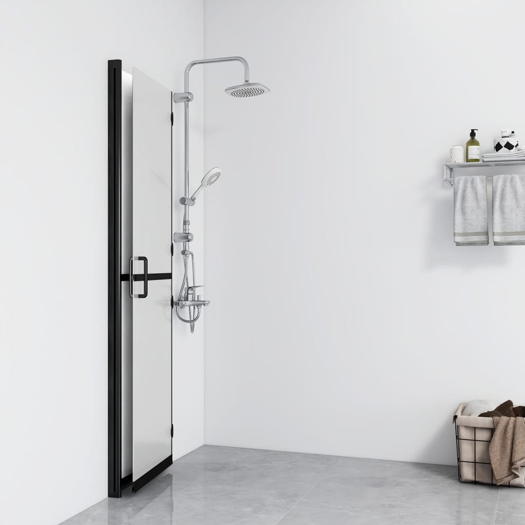 Walk-in suihkuseinä kokoontaittuva ESG-huurrelasi 80x190 cm - Sisustajankoti.fi