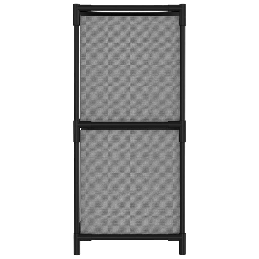 Varastokaappi 4 kangaskorilla harmaa 63x30x71 cm teräs - Sisustajankoti.fi