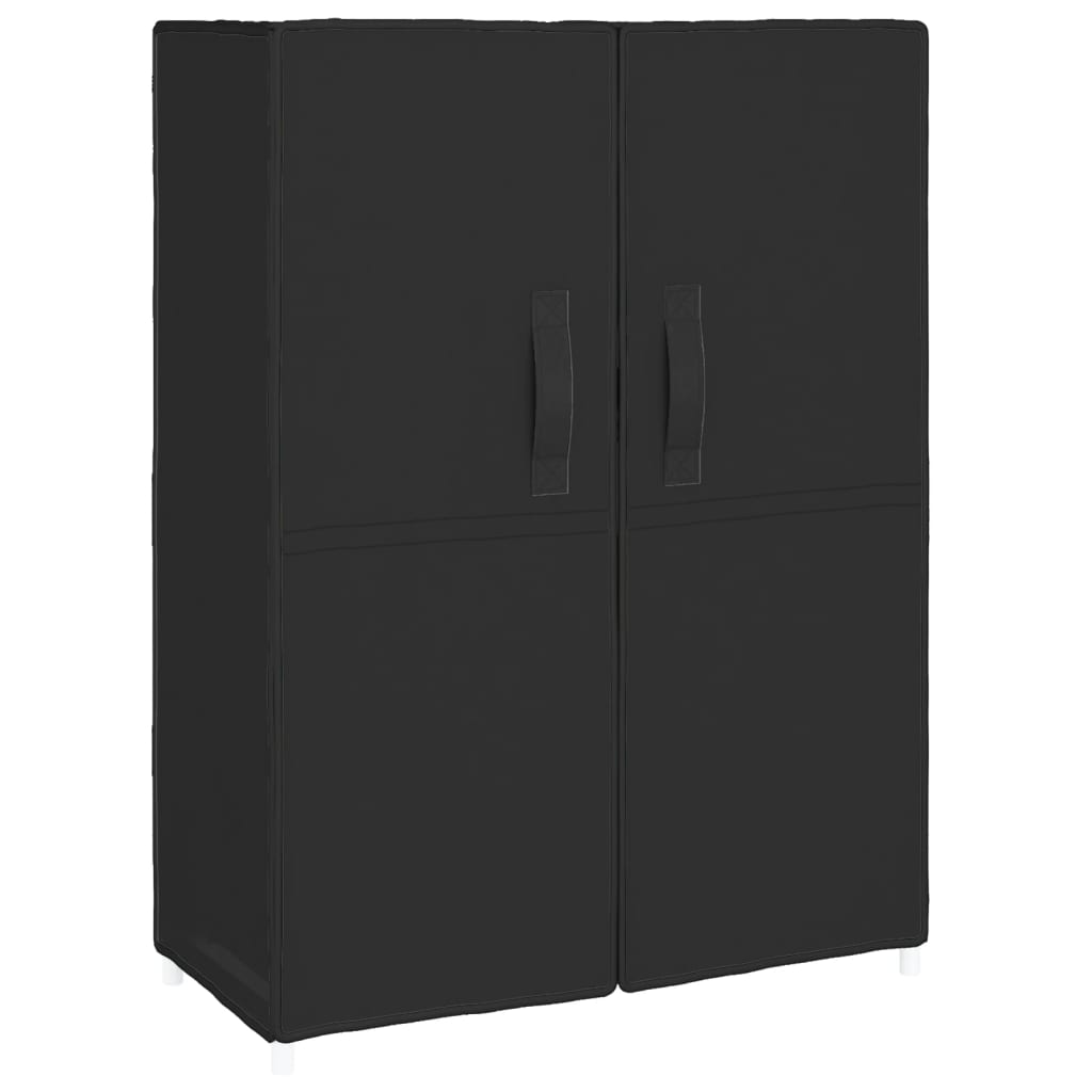 Kenkäkaappi musta 60x28x90 cm kangas - Sisustajankoti.fi