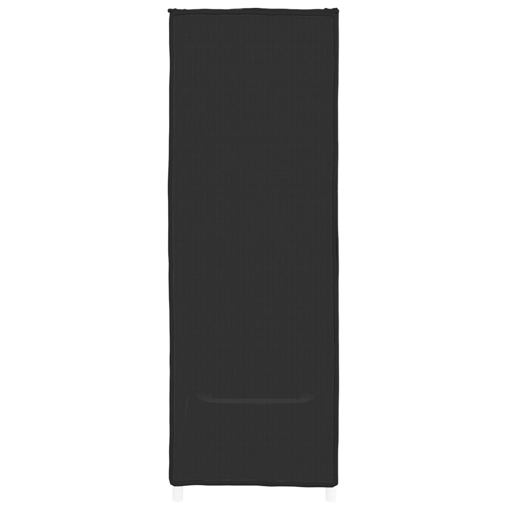 Kenkäkaappi musta 60x28x90 cm kangas - Sisustajankoti.fi