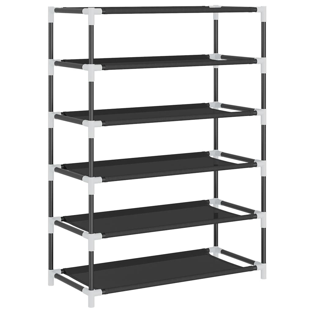 Kenkäkaappi musta 60x28x90 cm kangas - Sisustajankoti.fi