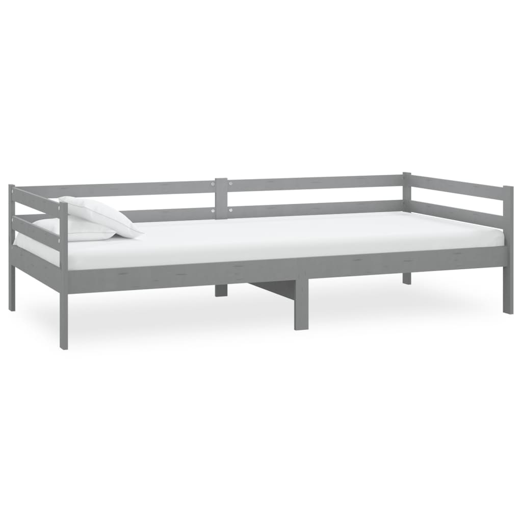 Päivävuode harmaa täysi mänty 90x200 cm - Sisustajankoti.fi