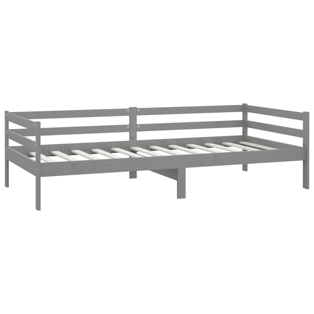Päivävuode harmaa täysi mänty 90x200 cm - Sisustajankoti.fi