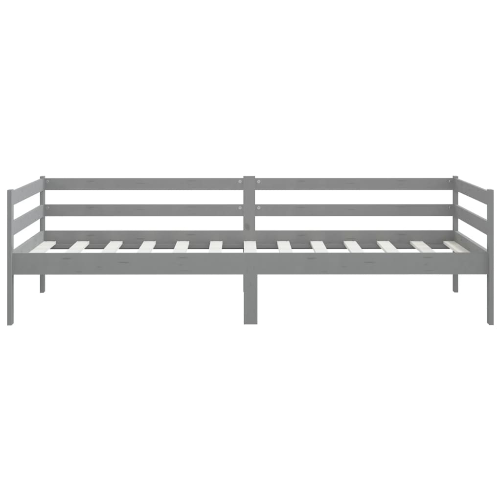 Päivävuode harmaa täysi mänty 90x200 cm - Sisustajankoti.fi