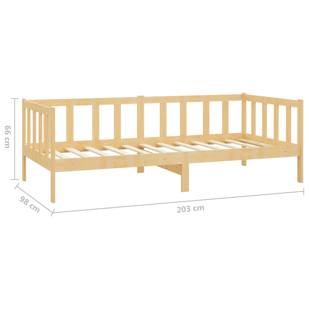 Päivävuode täysi mänty 90x200 cm - Sisustajankoti.fi