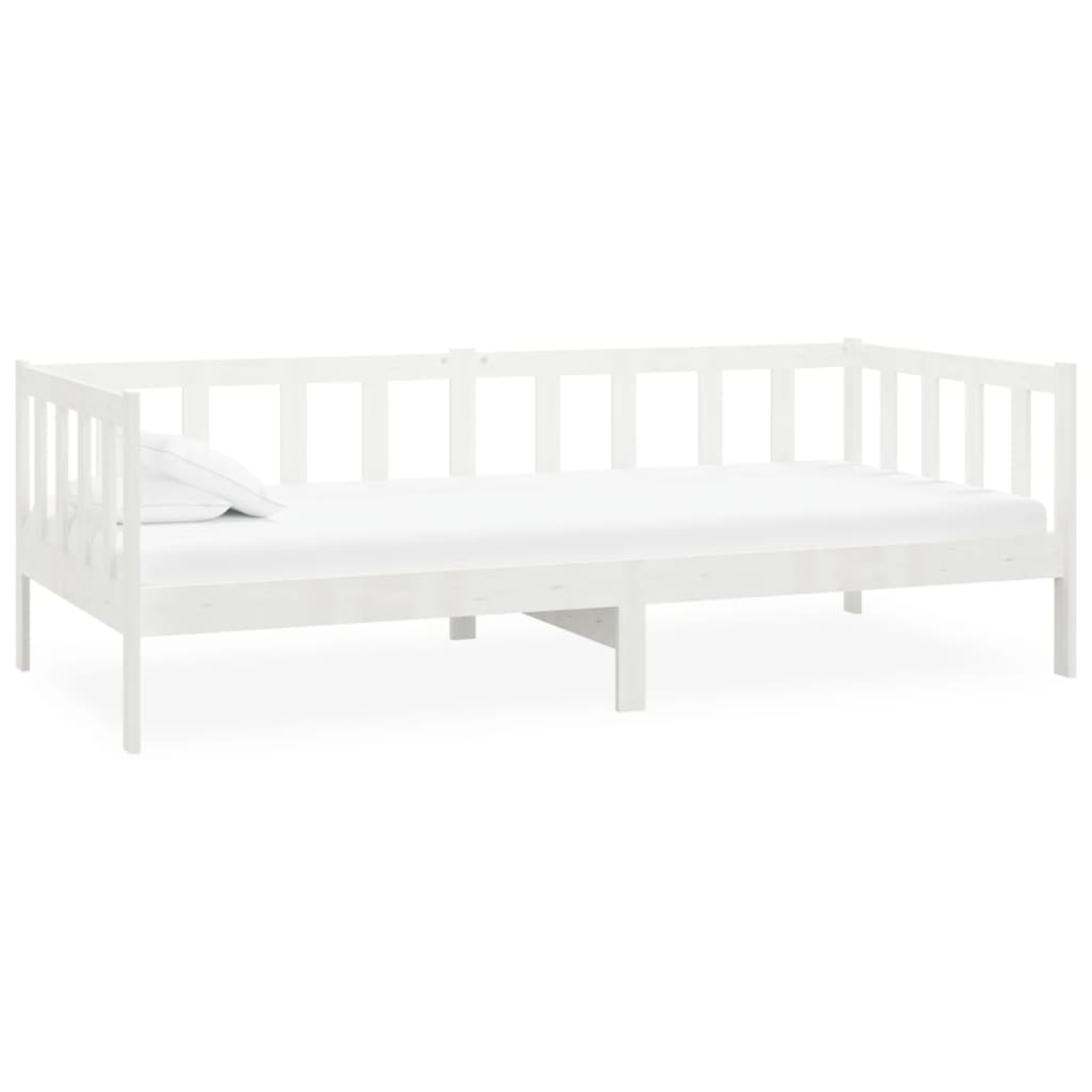 Päivävuode valkoinen täysi mänty 90x200 cm - Sisustajankoti.fi