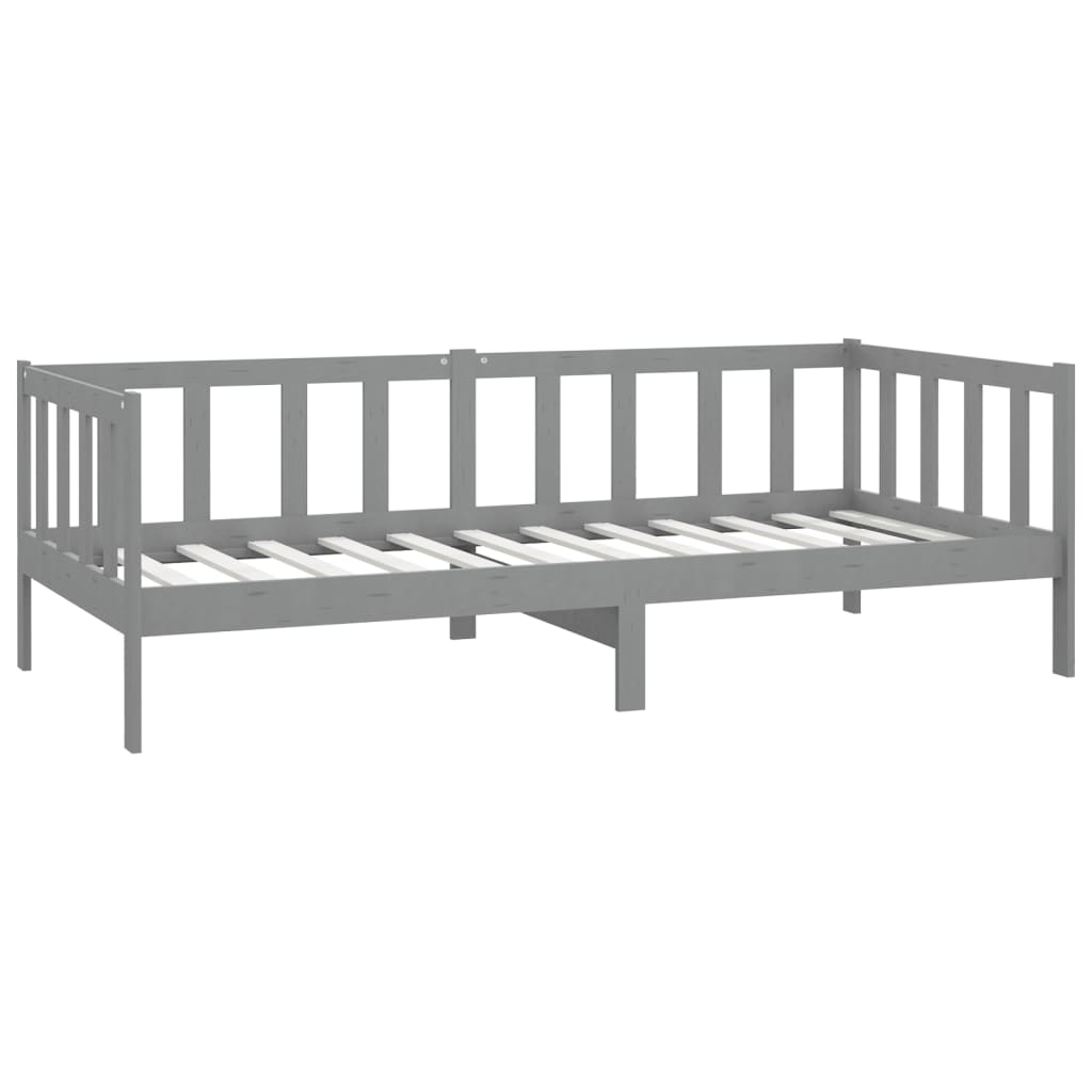 Päivävuode harmaa täysi mänty 90x200 cm - Sisustajankoti.fi