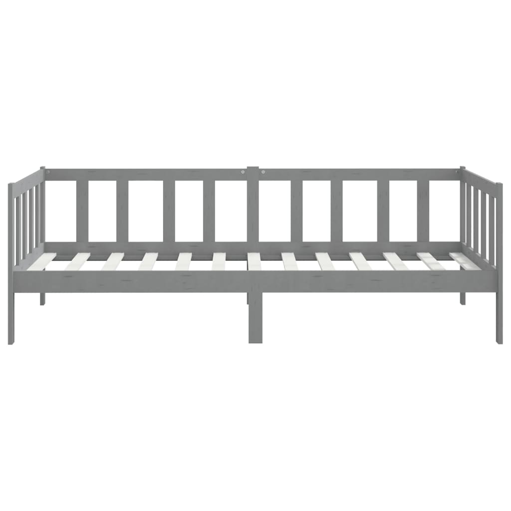 Päivävuode harmaa täysi mänty 90x200 cm - Sisustajankoti.fi
