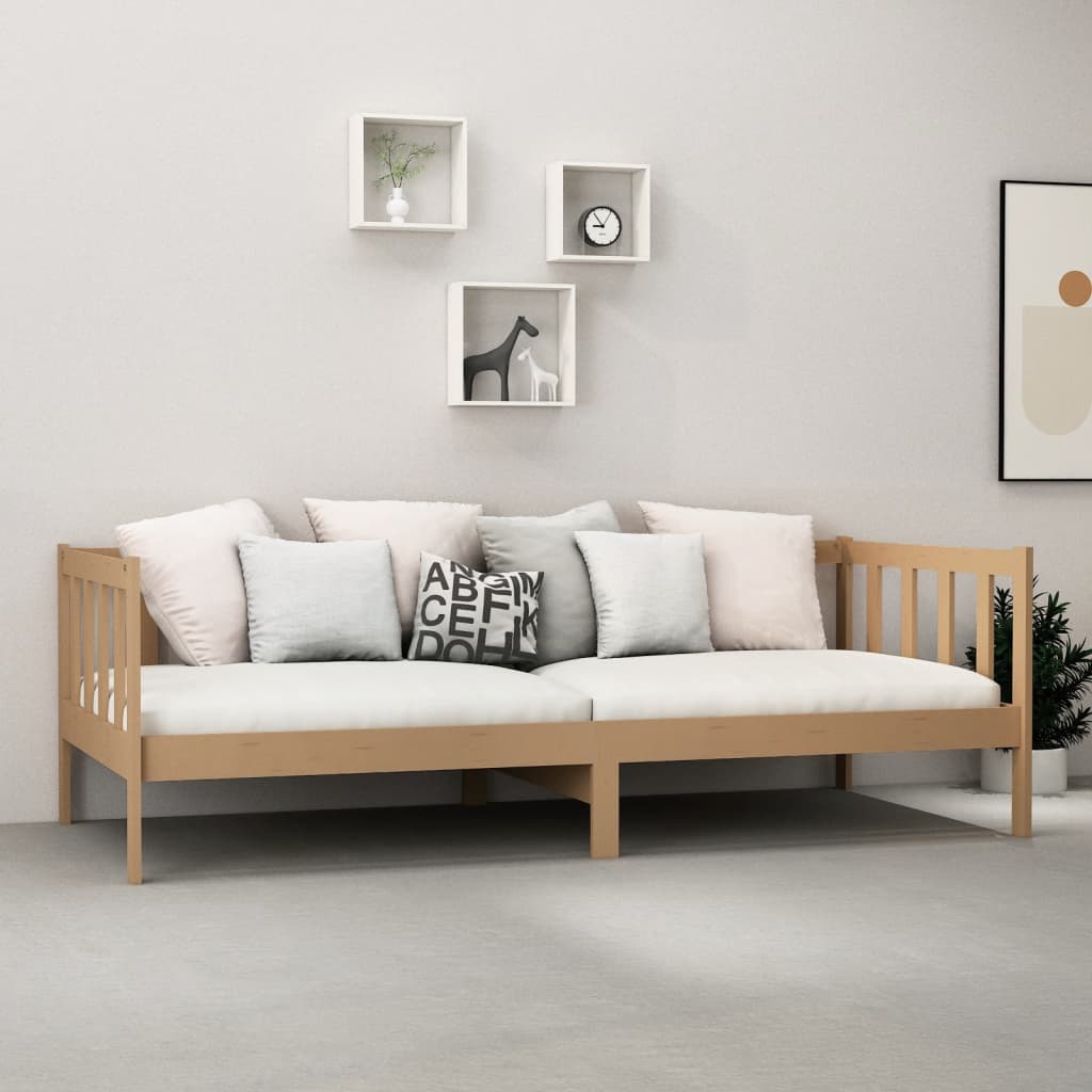 Päivävuode hunajanruskea täysi mänty 90x200 cm - Sisustajankoti.fi