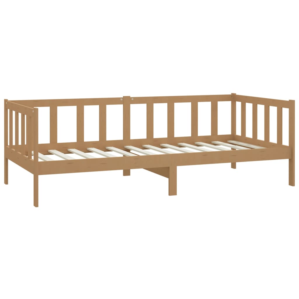 Päivävuode hunajanruskea täysi mänty 90x200 cm - Sisustajankoti.fi