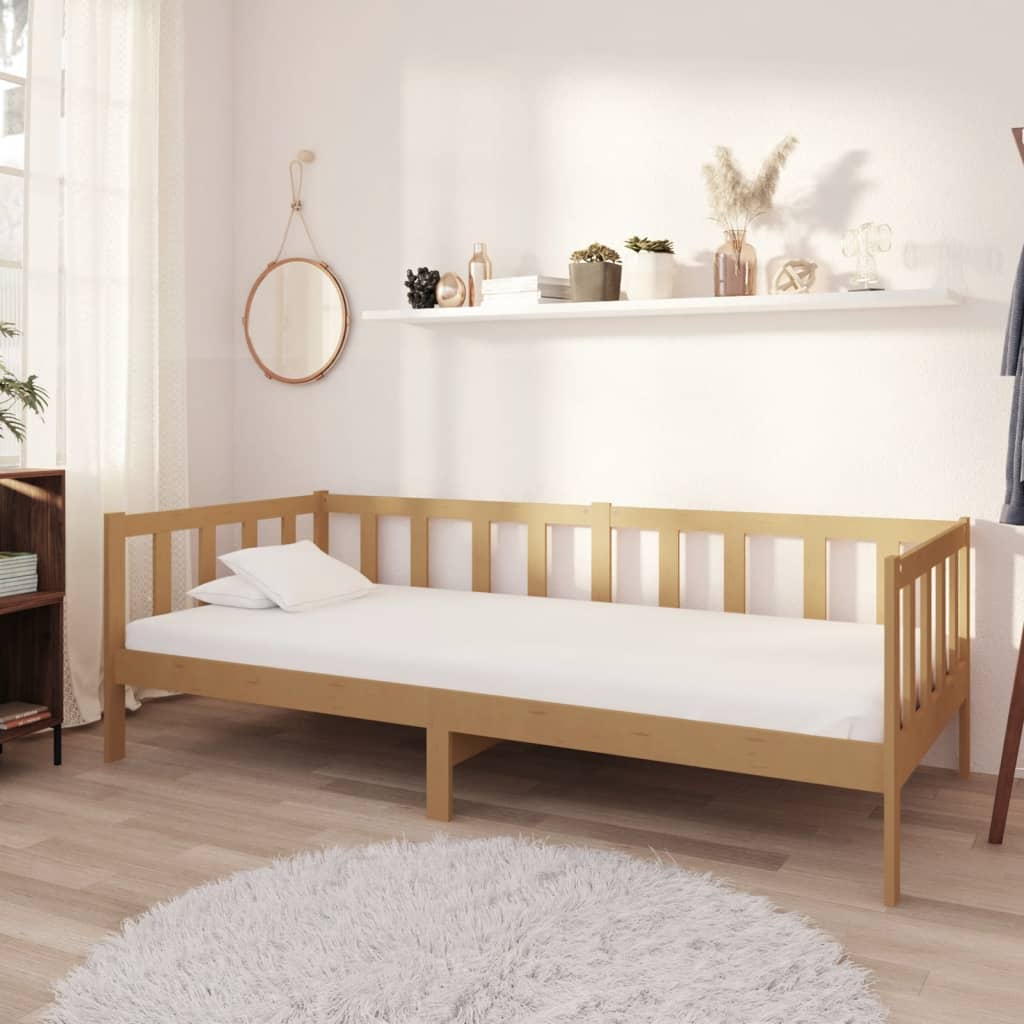 Päivävuode hunajanruskea täysi mänty 90x200 cm - Sisustajankoti.fi