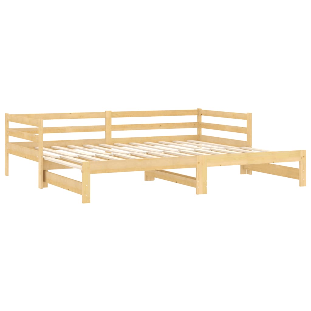 Päivävuode ulosvedettävä täysi mänty 2x (90x200) cm - Sisustajankoti.fi