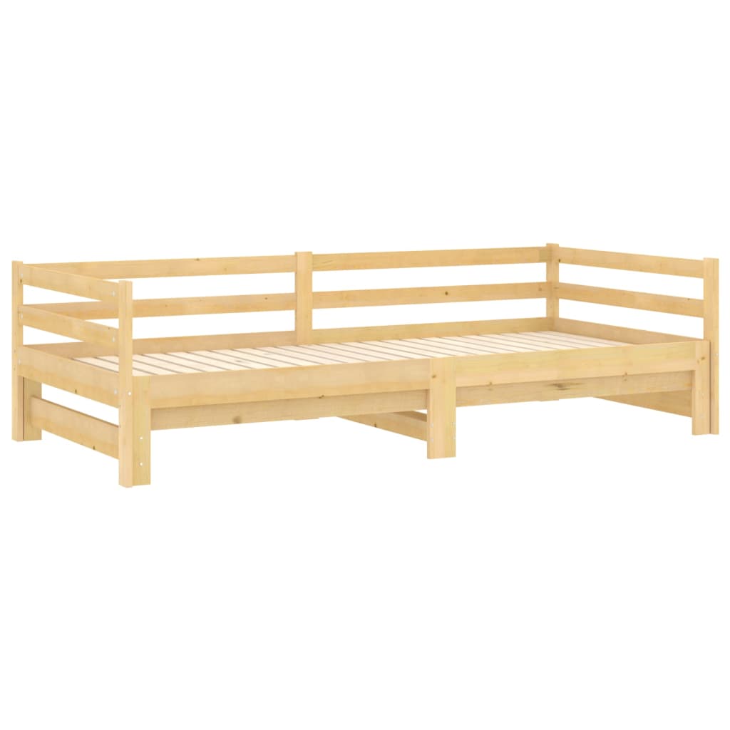 Päivävuode ulosvedettävä täysi mänty 2x (90x200) cm - Sisustajankoti.fi