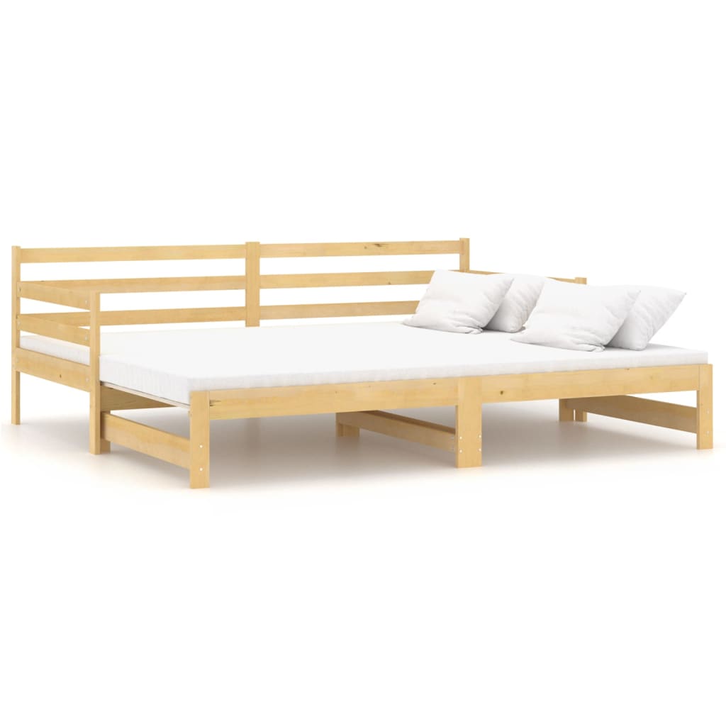 Päivävuode ulosvedettävä täysi mänty 2x (90x200) cm - Sisustajankoti.fi