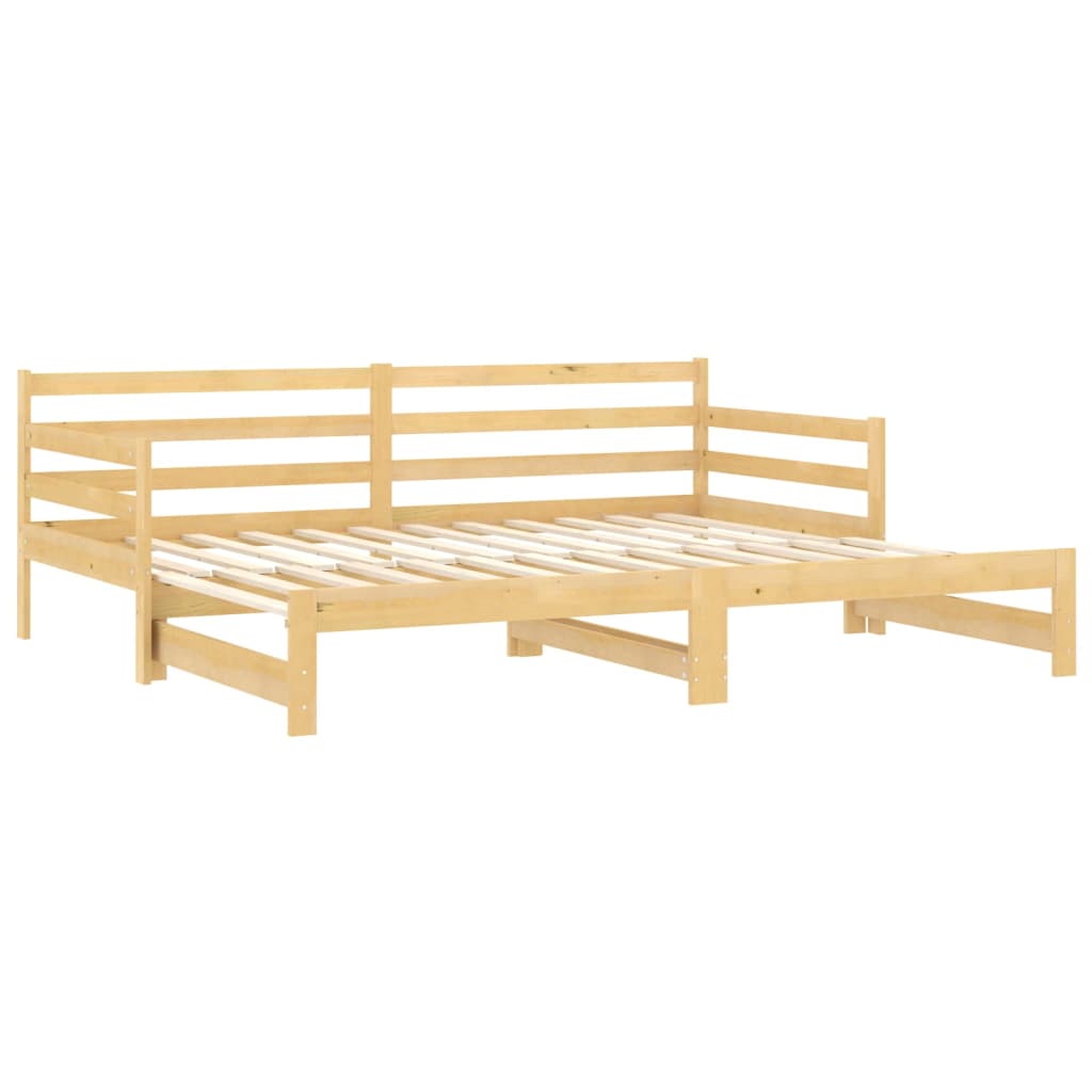 Päivävuode ulosvedettävä täysi mänty 2x (90x200) cm - Sisustajankoti.fi