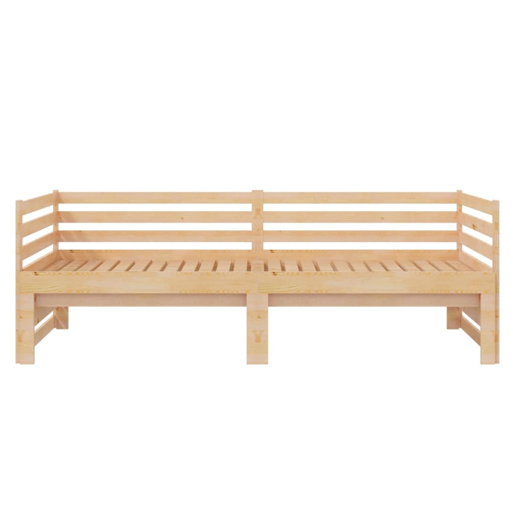 Päivävuode ulosvedettävä täysi mänty 2x (90x200) cm - Sisustajankoti.fi