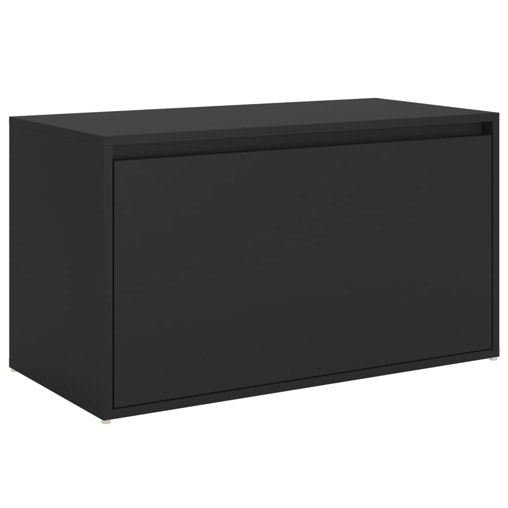 Eteisen penkki 80x40x45 cm musta lastulevy - Sisustajankoti.fi