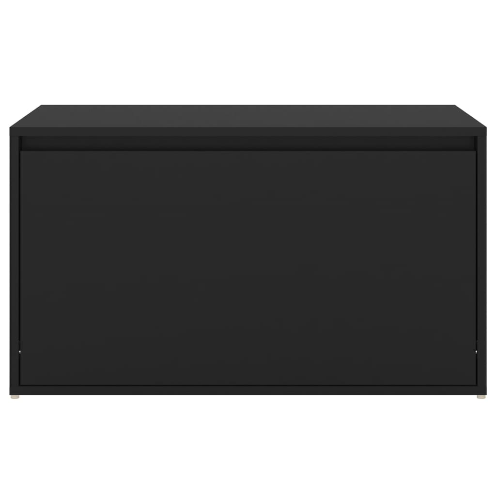 Eteisen penkki 80x40x45 cm musta lastulevy - Sisustajankoti.fi