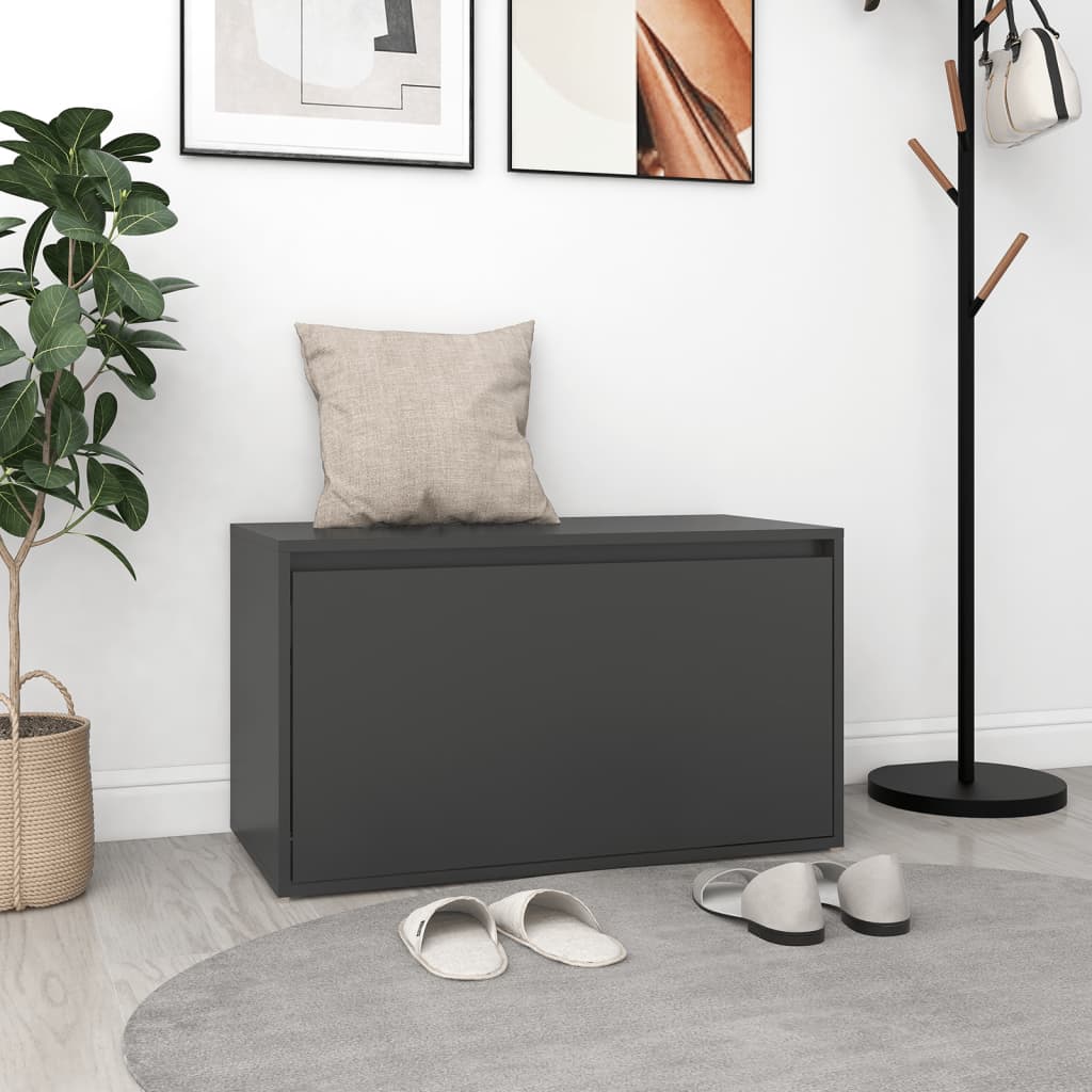 Eteisen penkki 80x40x45 cm harmaa - Sisustajankoti.fi