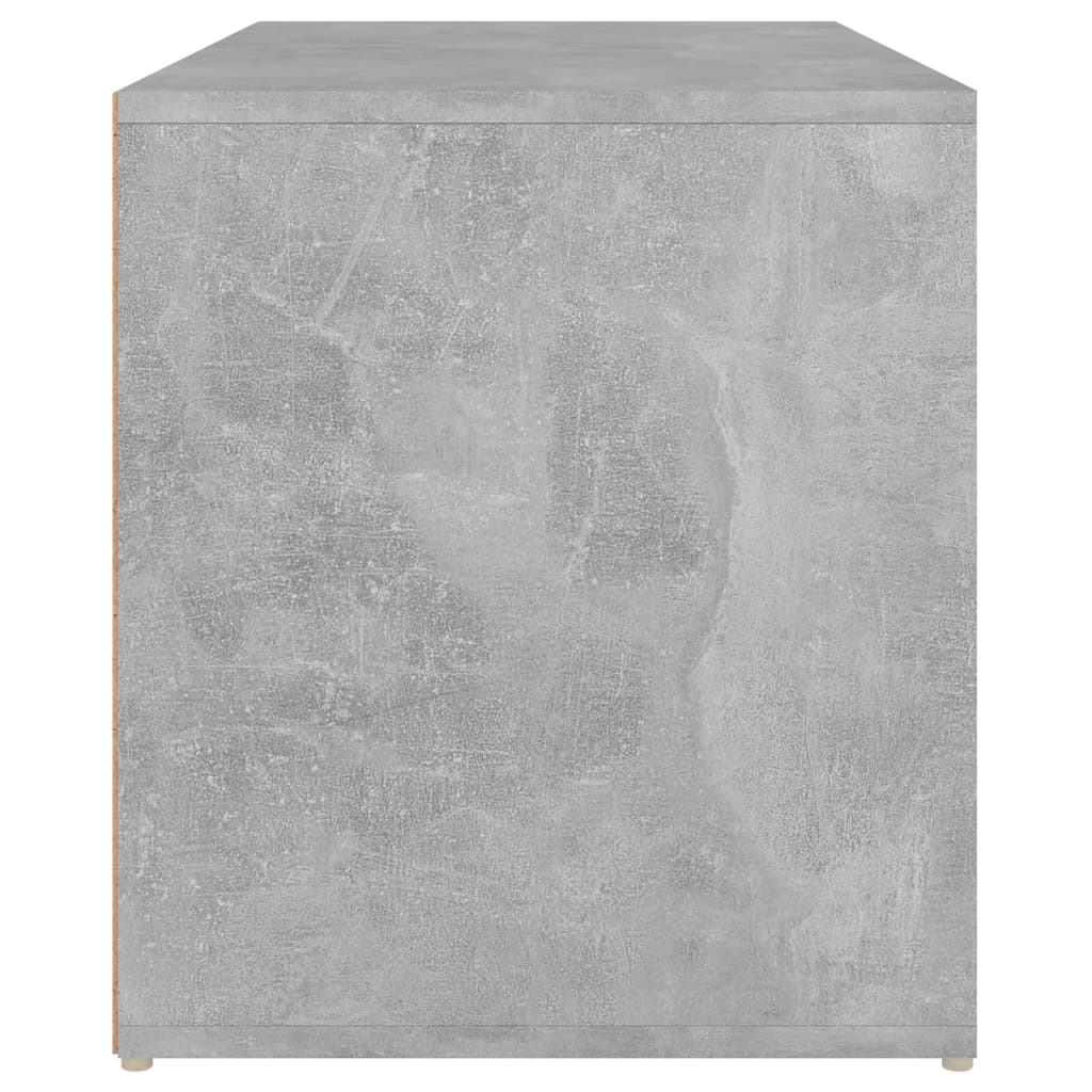 Eteisen penkki 80x40x45 cm betoninharmaa lastulevy - Sisustajankoti.fi