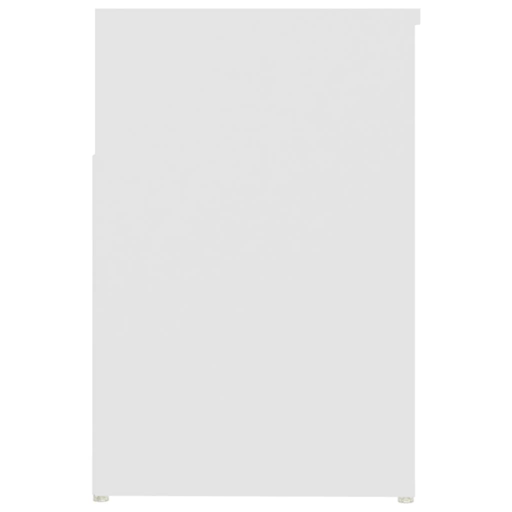 Kenkien säilytyspenkki valkoinen 80x30x45 cm lastulevy - Sisustajankoti.fi