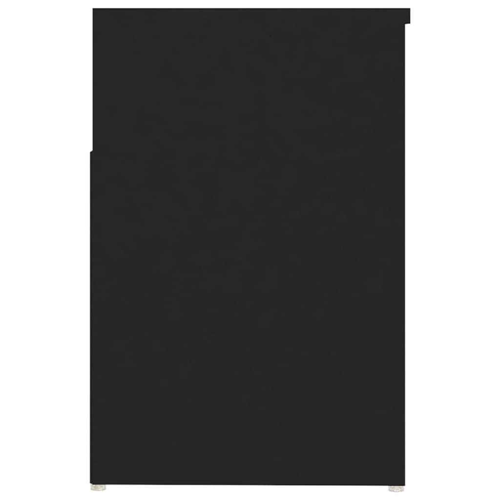 Kenkien säilytyspenkki musta 80x30x45 cm lastulevy - Sisustajankoti.fi