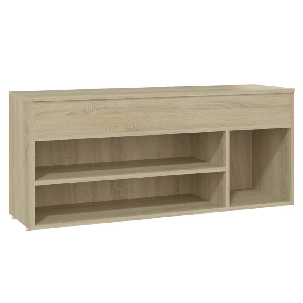 Kenkien säilytyspenkki Sonoma-tammi 105x30x45cm lastulevy - Sisustajankoti.fi