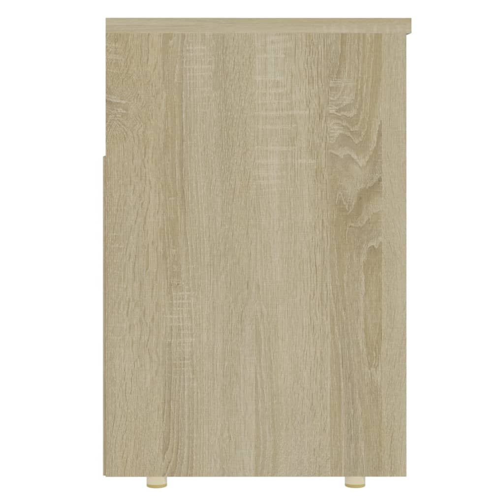 Kenkien säilytyspenkki Sonoma-tammi 105x30x45cm lastulevy - Sisustajankoti.fi