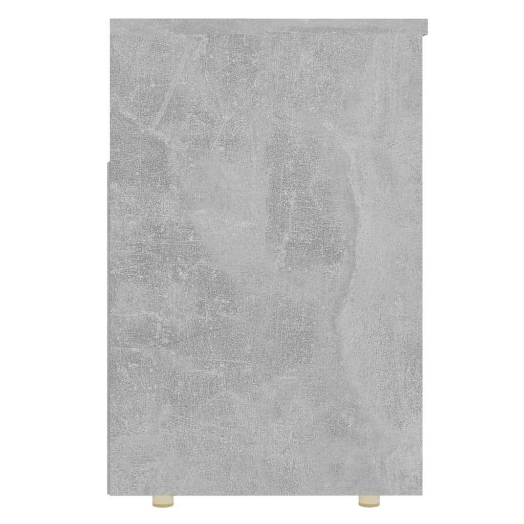 Kenkien säilytyspenkki betoninharmaa 105x30x45 cm lastulevy - Sisustajankoti.fi