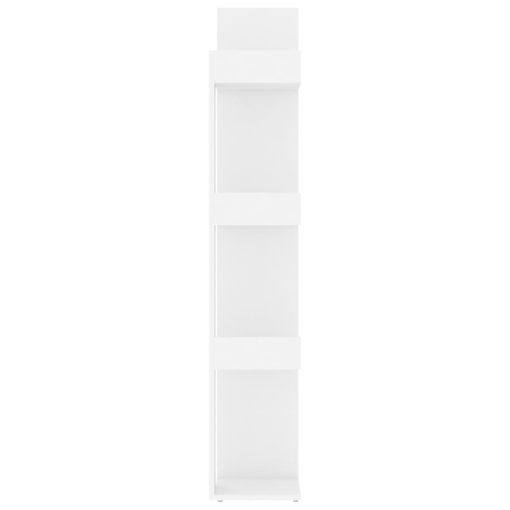 Kirjahylly valkoinen 86x25,5x140 cm lastulevy - Sisustajankoti.fi