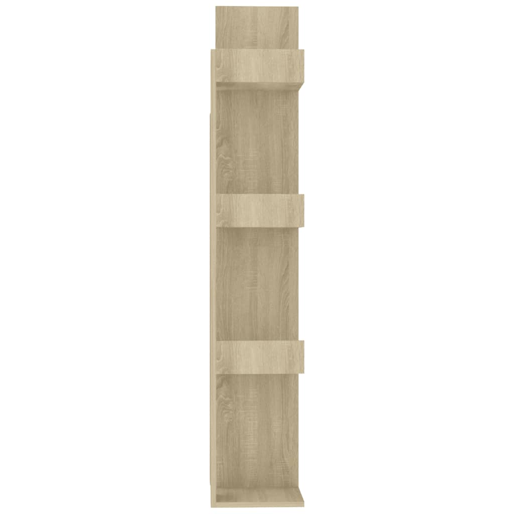 Kirjahylly Sonoma-tammi 48x25,5x140 cm lastulevy - Sisustajankoti.fi