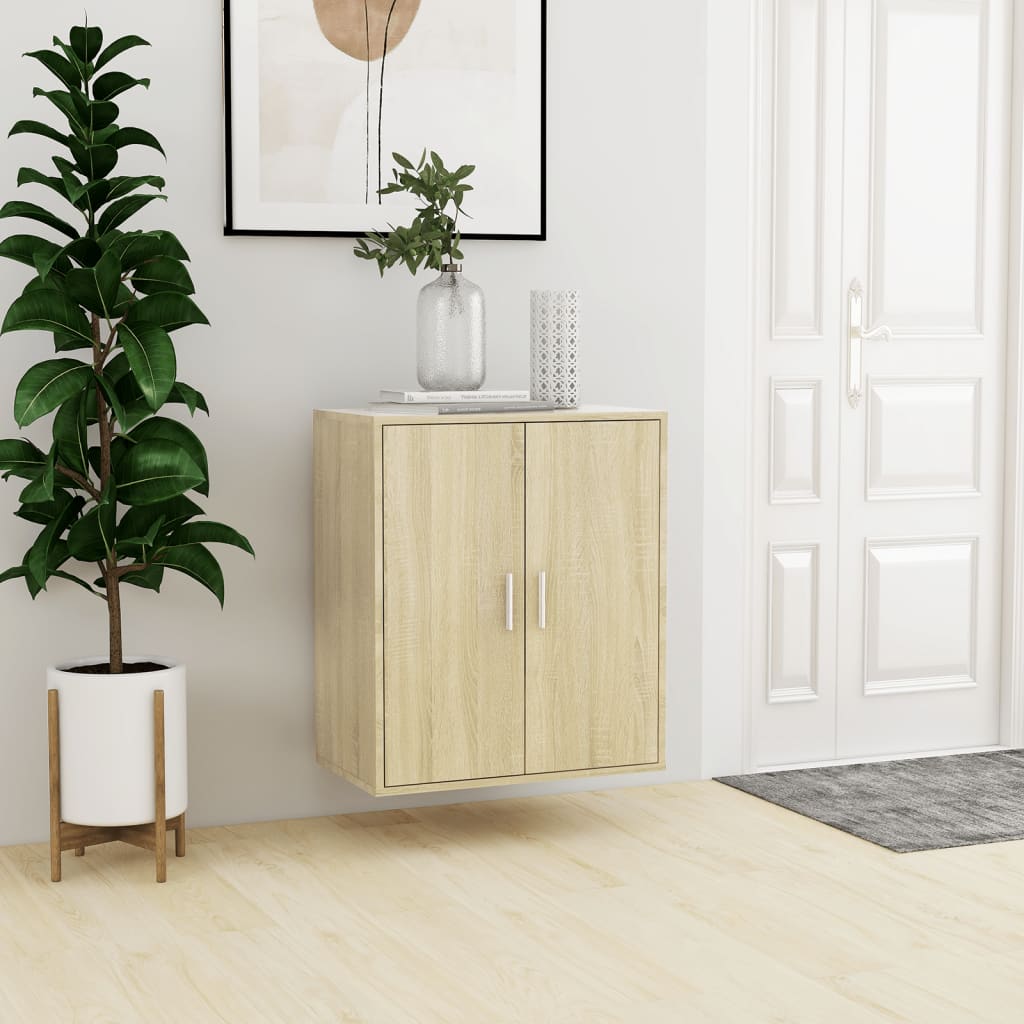 Kenkäkaappi Sonoma-tammi 60x35x70 cm lastulevy - Sisustajankoti.fi