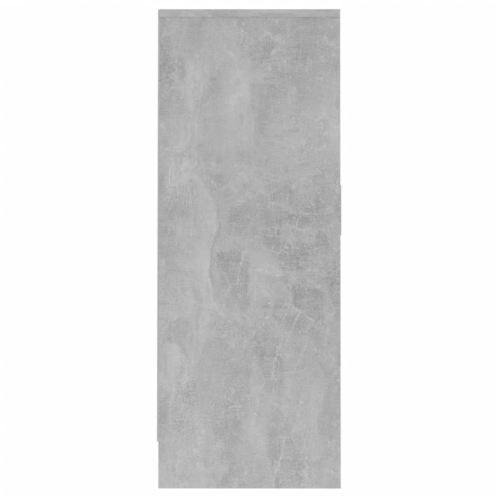 Kenkäkaappi betoninharmaa 60x35x92 cm lastulevy - Sisustajankoti.fi