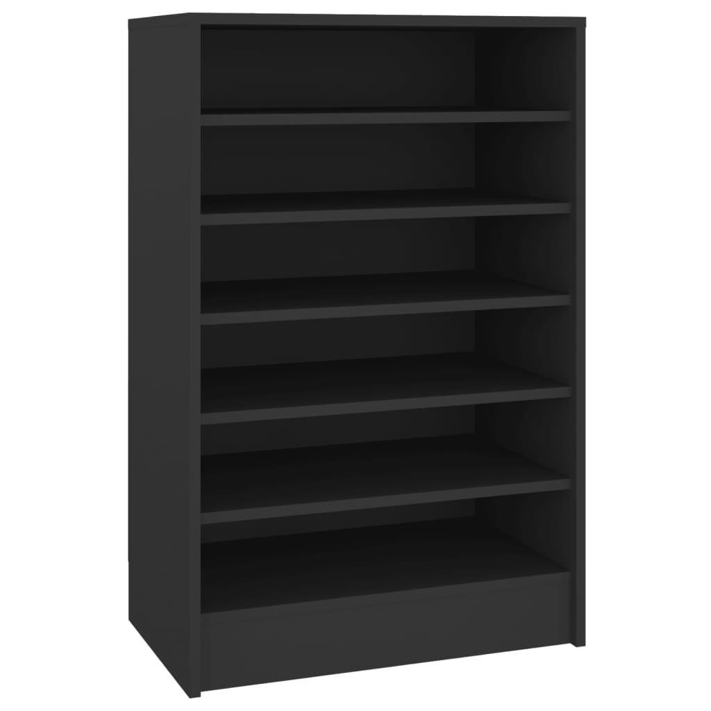 Kenkäkaappi musta 60x35x92 cm lastulevy - Sisustajankoti.fi