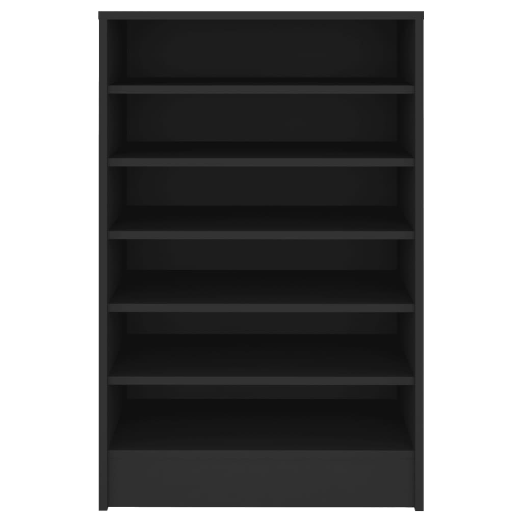 Kenkäkaappi musta 60x35x92 cm lastulevy - Sisustajankoti.fi