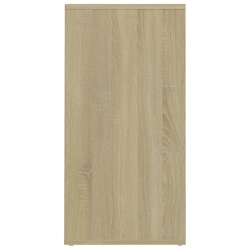 Kenkäkaapit 2 kpl valk. ja Sonoma-tammi 31,5x35x70 cm lastulevy - Sisustajankoti.fi