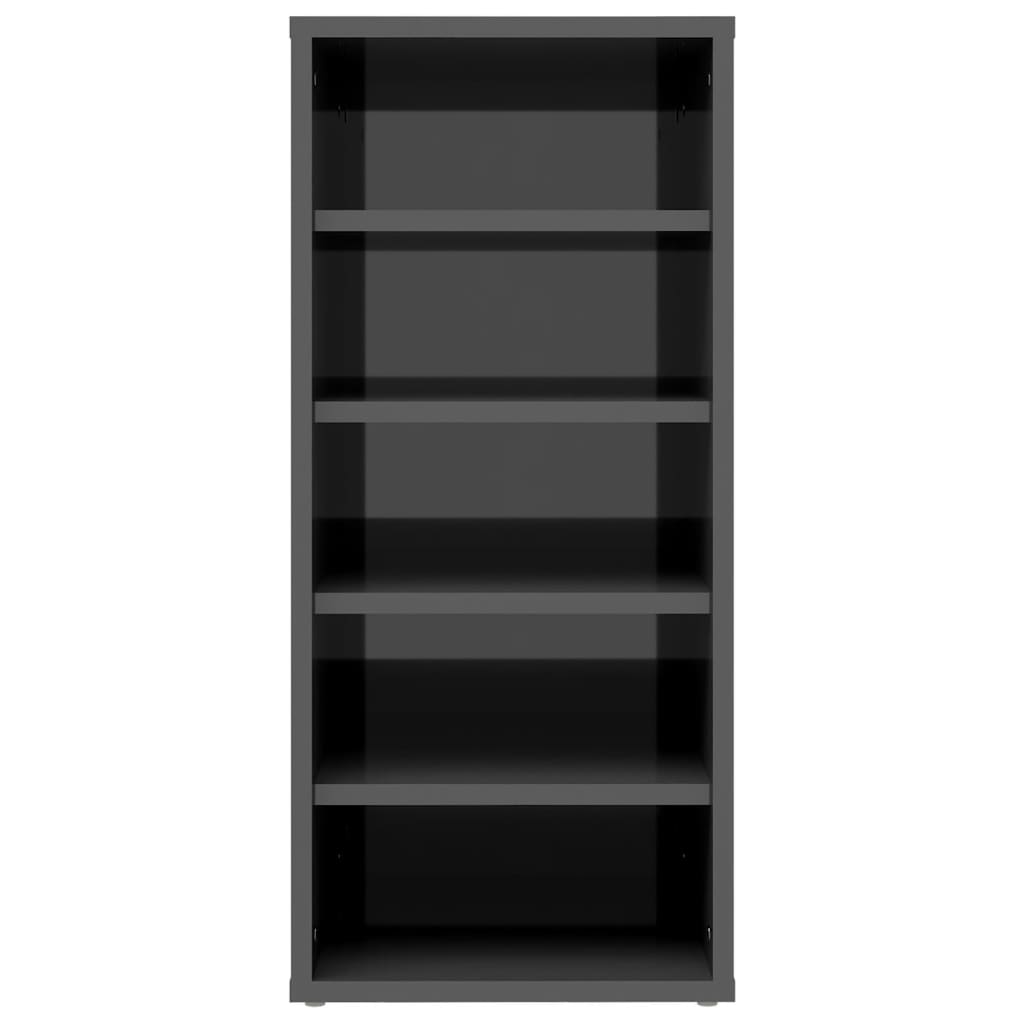 Kenkäkaapit 2 kpl korkeakiilto harmaa 31,5x35x70 cm lastulevy - Sisustajankoti.fi