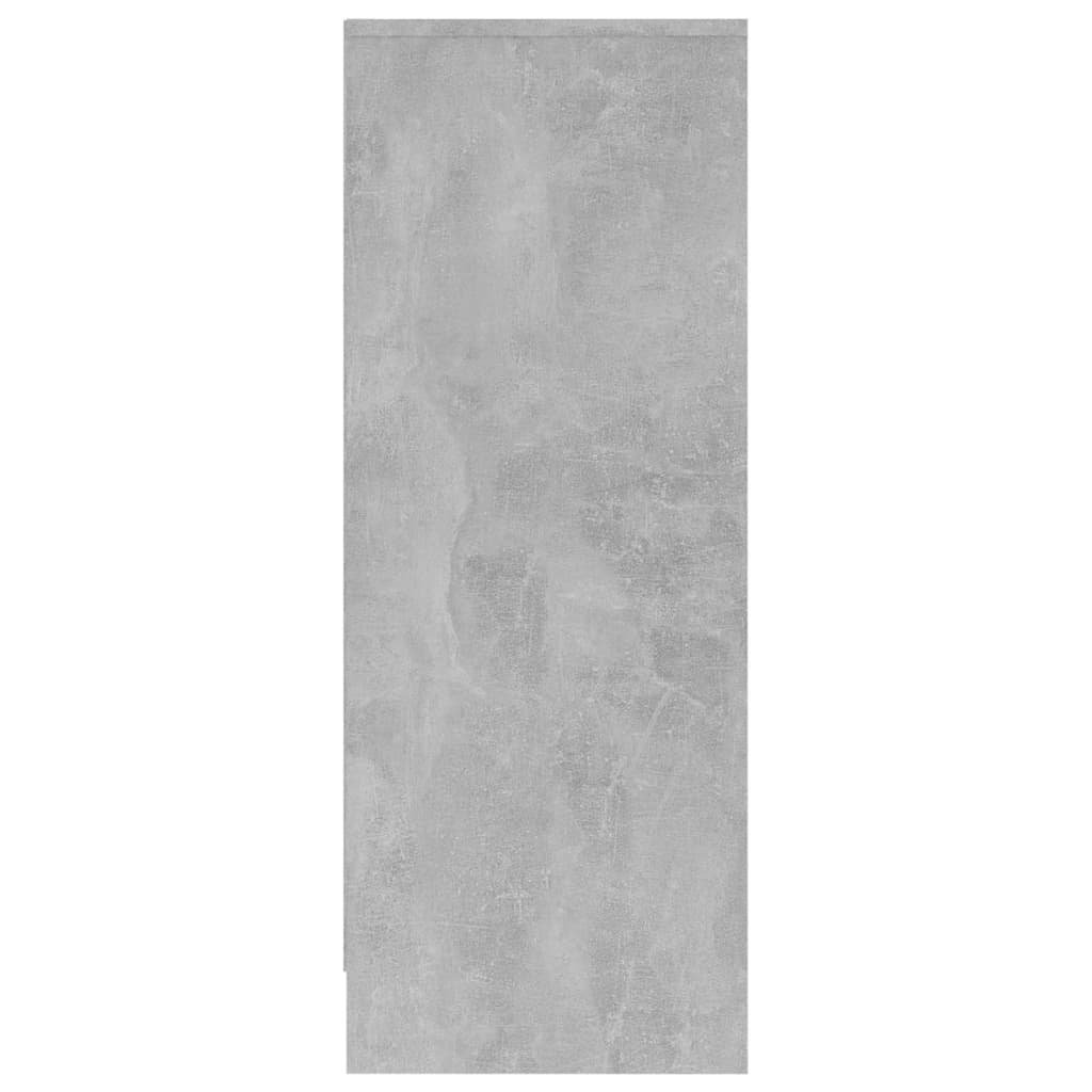 Kenkäkaappi betoninharmaa 31,5x35x90 cm lastulevy - Sisustajankoti.fi