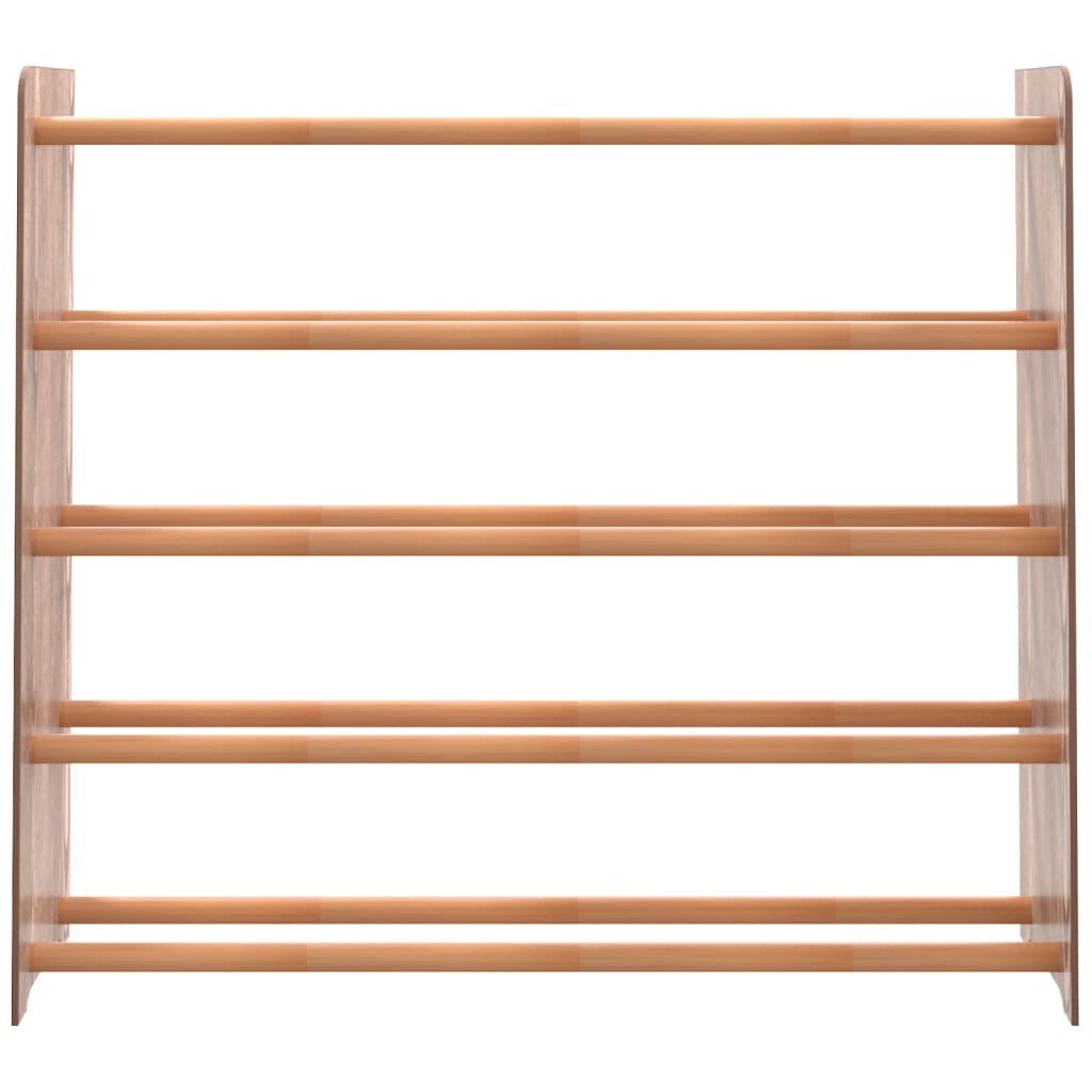 Kenkäteline ruskea 90x24x81 cm tekninen puu - Sisustajankoti.fi