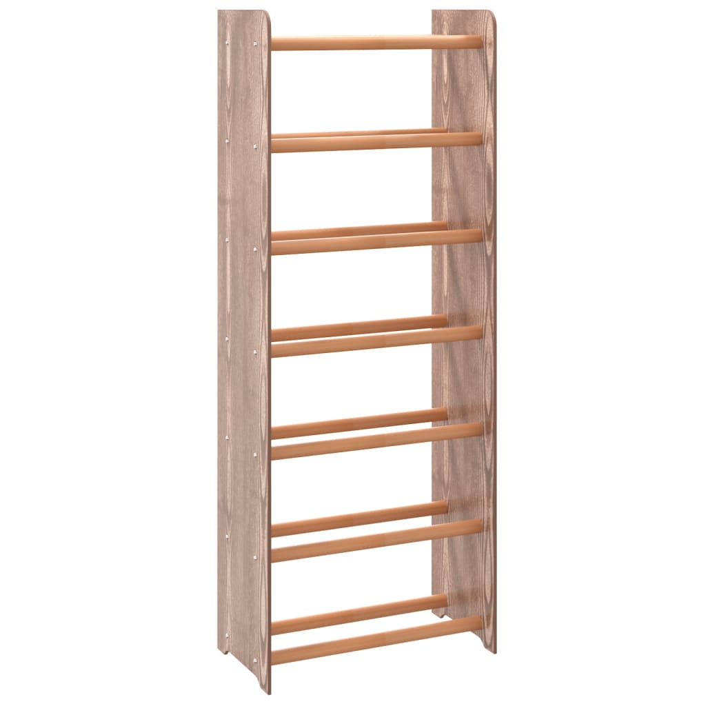 Kenkäteline ruskea 45x24x117 cm tekninen puu - Sisustajankoti.fi