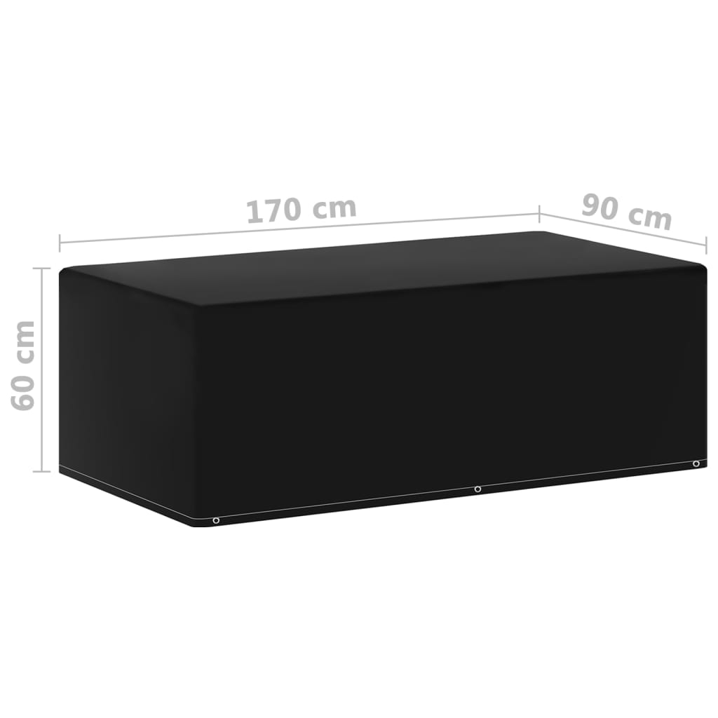 Puutarhakalustesuojat 2 kpl 6 silmukkaa grilleille 170x90x60 cm - Sisustajankoti.fi