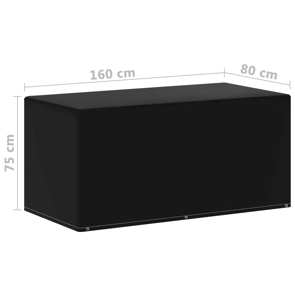 Puutarhakalusteiden suojat 2 kpl 6 purjerengasta 160x80x75 cm - Sisustajankoti.fi